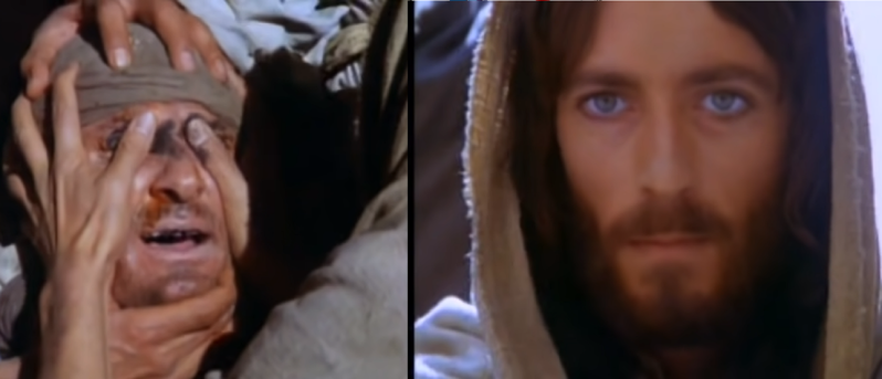 JESUS OF NAZARETH HEALING THE BLIND