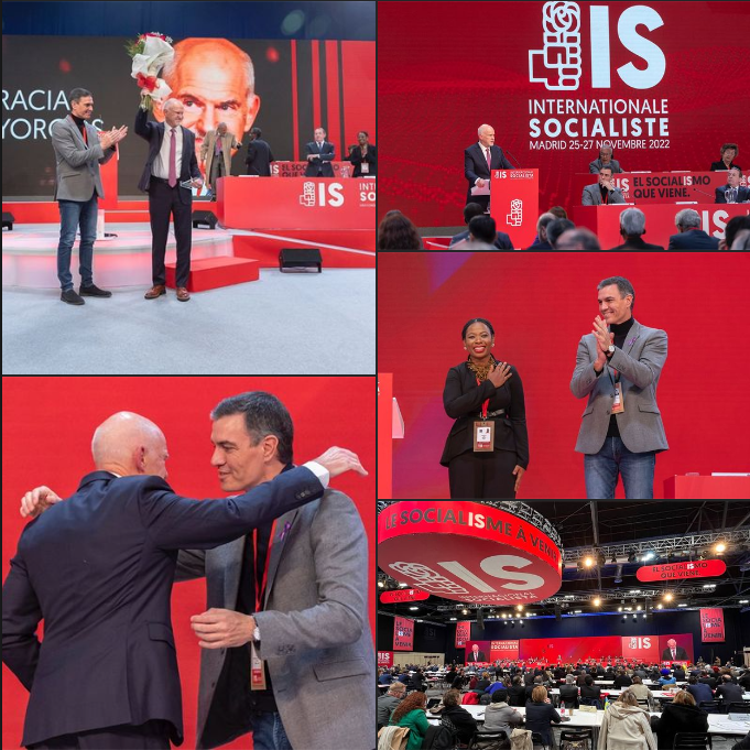 Γιώργος Παπανδρέου: Παρέδωσε την ηγεσία της Σοσιαλιστικής Διεθνούς στον διάδοχό του Πέδρο Σάντσεθ